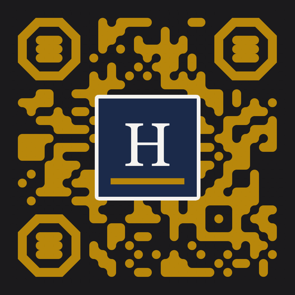Specimen QR code resolving to batch HL-2026-04-0847